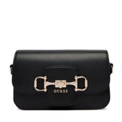 Torebka Guess. Czarne listonoszki Guess, z aplikacjami, bez dodatków. Za 659.99 zł.