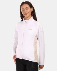 Damska bluza polarowa Kilpi JUNIE-W. Białe bluzy Kilpi, bez wzorów, z materiału, bez kaptura. Za 318.77 zł.