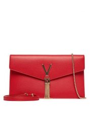 Valentino Torebka Luxe VBS9XJ17 Czerwony. Czerwone torebki klasyczne Valentino, bez wzorów, ze skóry, bez dodatków. Za 439.99 zł.