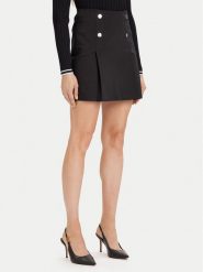 Morgan Spódnica mini 252-JPALE Czarny Slim Fit. Czarne spódnice Morgan, bez wzorów, z bawełny, mini. Za 209.99 zł.