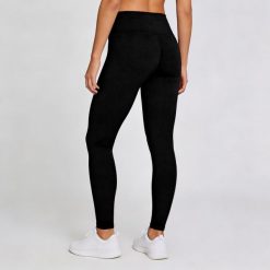 Legginsy Softee Boreal w kolorze czarnym. Czarne legginsy SOFTEE, m, bez wzorów, z elastanu, z podwyższonym stanem, długie. Za 177.99 zł.