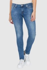 7 FOR ALL MANKIND Niebieskie jeansy PYPER SLIM ILLUSION Stride. Niebieskie jeansy 7 for all mankind, s, bez wzorów. W wyprzedaży za 480.00 zł.