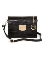 Mia Tomazzi Skórzana torebka w kolorze czarnym - 22 x 16 x 9 cm rozmiar: onesize. Czarne torby na ramię Mia Tomazzi, bez wzorów, z materiału, na ramię, bez dodatków. Za 347.99 zł.