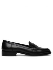 Sergio Bardi Lordsy WI31-9S8182-01SB Czarny. Czarne lordsy Sergio Bardi, bez wzorów, ze skóry, bez obcasa, bez zapięcia. Za 299.99 zł.