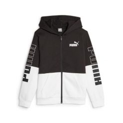 Puma Bluza Power Colorblock Fz Fl 67634601. Czarne bluzy Puma, m, z aplikacjami, z bawełny, bez kaptura. Za 164.99 zł.