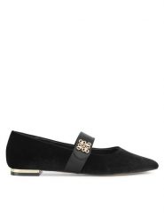 Nine West Baleriny 8168-1 Czarny. Czarne baleriny Nine West, bez wzorów, z materiału, bez obcasa. Za 219.99 zł.