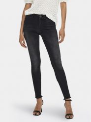 ONLY Jeansy Blush 15157997 Czarny Skinny Fit. Czarne jeansy Only, xs, bez wzorów. Za 199.99 zł.