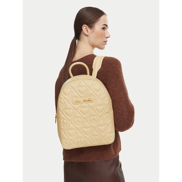 Plecak LOVE MOSCHINO. Brązowe plecaki Love Moschino, bez wzorów. Za 1,009.00 zł.