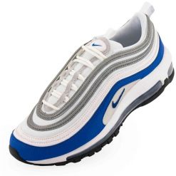 Buty Damskie Nike Air Max 97 Niebieski Królewski Niebieski. Białe obuwie sportowe Nike, bez zapięcia, do biegania, nike air max. Za 552.99 zł.