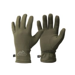 Rękawice turystyczne jesienno zimowe Trekker Outback. Zielone rękawiczki HELIKON-TEX, bez wzorów, sportowe. Za 103.99 zł.
