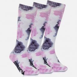 Skarpety Damskie Zimowe Narciarskie Zestaw 3 sztuk SURFANIC Pro Tech Watercolour. Białe rękawiczki Surfanic, bez wzorów, sportowe. Za 109.99 zł.