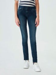 LTB Dżinsy "Molly" - Skinny fit - w kolorze granatowym rozmiar: W30/L30. Niebieskie jeansy LTB, l, z aplikacjami. Za 109.78 zł.