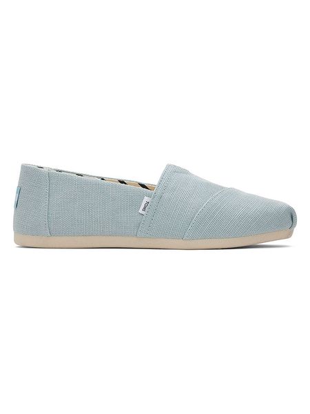 TOMS Espadryle w kolorze turkusowym rozmiar: 39. Niebieskie espadryle Toms, bez wzorów, bez obcasa, bez zapięcia. Za 172.89 zł.