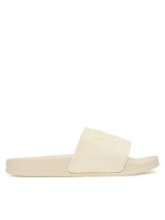 Guess Klapki E6GZ17 BB00F Kremowy. Białe klapki Guess, z aplikacjami, z syntetyku, bez obcasa. Za 199.99 zł.