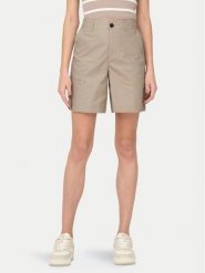 ONLY Bermudy Zora 15344538 Beżowy jasny Loose Fit. Brązowe szorty Only, bez wzorów, z bawełny. Za 129.99 zł.