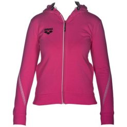 Bluza damska Arena Team Line Hooded Jacket z kapturem. Czerwone bluzy Arena, s, bez wzorów, z kapturem. Za 72.07 zł.