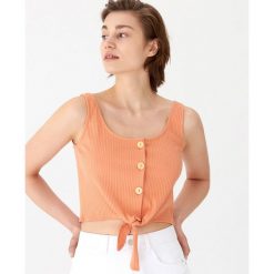 Top z wiązaniem u dołu - Pomarańczowy. Topy House. Za 35.99 zł.