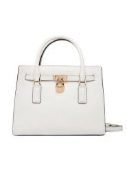 MICHAEL Michael Kors Torebka 30T6GNXS1L Biały. Białe torebki klasyczne MICHAEL Michael Kors, bez wzorów, ze skóry, bez dodatków. Za 1,239.00 zł.