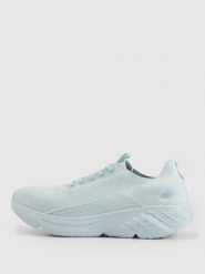 4F Niskie sneakersy sportowe VELOCORE damskie - niebieskie 37. Niebieskie obuwie sportowe 4f, z dzianiny, bez zapięcia. Za 299.99 zł.