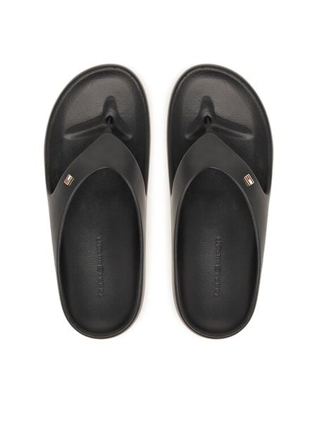 Tommy Hilfiger Japonki FW0FW09200 Czarny. Czarne klapki TOMMY HILFIGER, bez wzorów, z syntetyku, bez obcasa. Za 189.99 zł.