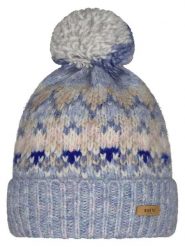 Barts Czapka "Renaa" w kolorze błękitnym rozmiar: onesize. Niebieskie czapki Barts, z aplikacjami, ze splotem. Za 135.17 zł.