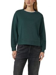 S.Oliver Bluza w kolorze zielonym rozmiar: 38. Zielone bluzy S.Oliver, s, bez wzorów, bez kaptura. Za 73.99 zł.