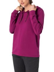 Timezone Bluza w kolorze fioletowym rozmiar: L. Różowe bluzy Timezone, l, bez wzorów, z kapturem. Za 139.20 zł.