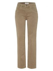 Toni Dżinsy - Regular fit - w kolorze beżowym rozmiar: 42. Brązowe jeansy Toni, z aplikacjami, z podwyższonym stanem. Za 173.99 zł.