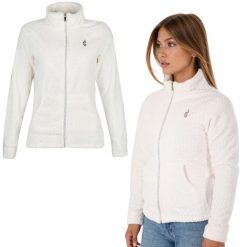 Bluza polarowa damska AULP BECCO Rozpinana z kołnierzem. Białe bluzy Aulp, bez wzorów, z polaru, bez kaptura. Za 329.99 zł.