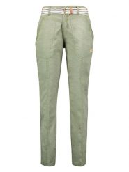 Geographical Norway Spodnie "Prioria" w kolorze khaki rozmiar: S. Brązowe spodnie materiałowe Geographical Norway, na co dzień, s, bez wzorów, z bawełny. Za 66.16 zł.