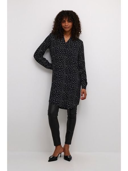 Kaffe Sukienka w kolorze czarno-białym rozmiar: 38. Czarne sukienki Kaffe, na imprezę, s, bez wzorów, z wiskozy, klasyczne, bez kołnierzyka, bez ramiączek, mini. Za 95.92 zł.