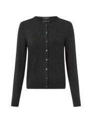 Franco Callegari Kardigan damski z zawartością kaszmiru Kobiety szary marmurkowy, S. Szare kardigany Franco Callegari, s, bez wzorów, z bawełny. Za 299.95 zł.