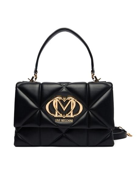 LOVE MOSCHINO Torebka JC4112PP1OLC0000 Czarny. Czarne torebki klasyczne Love Moschino, bez wzorów, ze skóry, bez dodatków. Za 939.99 zł.