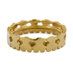 Pierścionek TOUS. Żółte pierścionki Tous, złote. Za 499.99 zł.