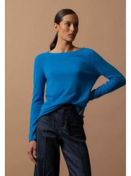 Perfect Cashmere Kaszmirowy sweter "Megan" w kolorze niebieskim rozmiar: L. Niebieskie swetry Perfect Cashmere, l, bez wzorów, z kaszmiru, bez ramiączek. Za 259.13 zł.