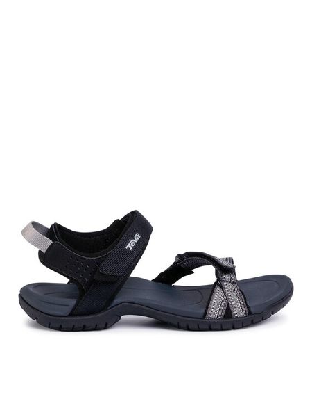 Teva Sandały Verra 1006263 Czarny. Czarne sandały Teva, bez wzorów, z materiału, bez obcasa, bez zapięcia. Za 299.99 zł.