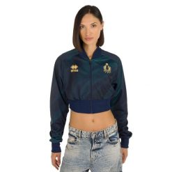 Kurtka Errea Naz. Italia Volley Bluza Crop Ad Damskie. Zielone bluzy ERREA, m, bez wzorów, z materiału, bez kaptura. Za 383.99 zł.