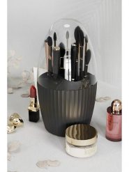 Violeta Home Organizer w kolorze czarnym na przybory do makijażu - wys. 25 x Ø 13 cm rozmiar: onesize. Zestawy Violeta Home. Za 48.45 zł.