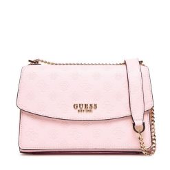 Torebka Guess. Czerwone listonoszki Guess, z aplikacjami, bez dodatków. Za 589.99 zł.