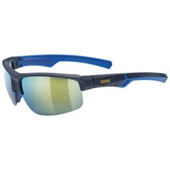 Okulary przeciwsłoneczne dla dorosłych Uvex Sportstyle 226, kategoria 3. Niebieskie okulary przeciwsłoneczne UVEX, bez wzorów, sportowe. Za 151.99 zł.
