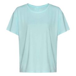 Koszulka Damska Z Odkrytymi Plecami. Zielone bluzki JUST COOL, bez wzorów, casualowe, bez kołnierzyka, bez ramiączek. Za 54.99 zł.