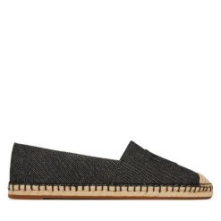 Espadryle LAUREN RALPH LAUREN. Czarne espadryle Lauren Ralph Lauren, bez wzorów, bez obcasa, bez zapięcia. Za 419.99 zł.