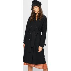 Only - Płaszcz. Czerwone płaszcze Only, l, bez wzorów, z materiału, bez kaptura. W wyprzedaży za 139.90 zł.
