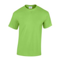 Ciężka Bawełniana Koszulka Unisex Dla Dorosłych. Szare bluzki GILDAN, xl, bez wzorów, z bawełny, sportowe, bez kołnierzyka, bez ramiączek. Za 30.99 zł.