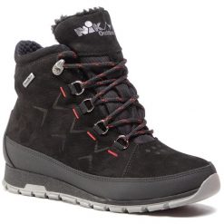 Trzewiki Nik. Czarne botki Nik, bez wzorów, bez obcasa, na płaskiej podeszwie, bez zapięcia. Za 289.99 zł.