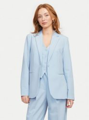 JJXX Marynarka Ellis 12259275 Błękitny Regular Fit. Niebieskie marynarki i żakiety JJXX, s, bez wzorów, z syntetyku. Za 139.99 zł.