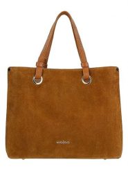 Wojas Skórzana torebka w kolorze jasnobrązowym - 34 x 28 x 12,5 cm rozmiar: onesize. Brązowe torby na ramię Wojas, bez wzorów, z materiału, przez ramię, bez dodatków. Za 484.31 zł.