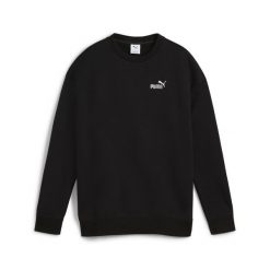 Damska luźna bluza z okrągłym dekoltem i małym logo No.1 ESS PUMA Black. Czarne bluzy Puma, xl, bez wzorów, bez kaptura. Za 199.00 zł.