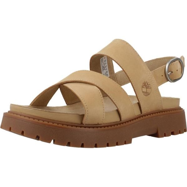 Sandały TIMBERLAND CLAIREMONT WAY CROSS S Brązowy. Brązowe sandały Timberland, bez wzorów, z materiału, bez obcasa, bez zapięcia. Za 389.99 zł.