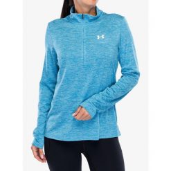 Bluza z zamkiem damska Under Armour UA Tech Twist 1/2 Zip. Niebieskie bluzy Under Armour, bez wzorów, bez kaptura. Za 188.99 zł.